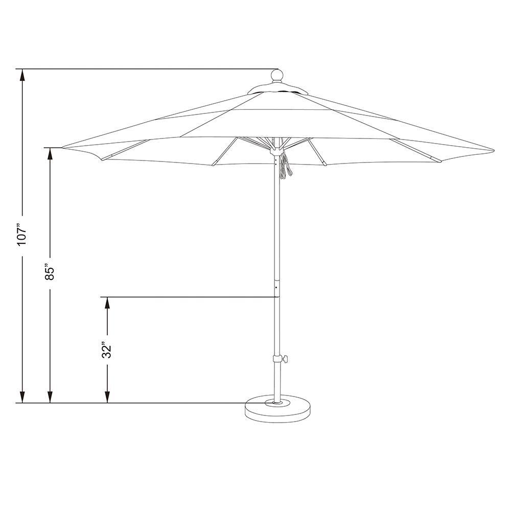 California Umbrella ALTO11830257002DWV