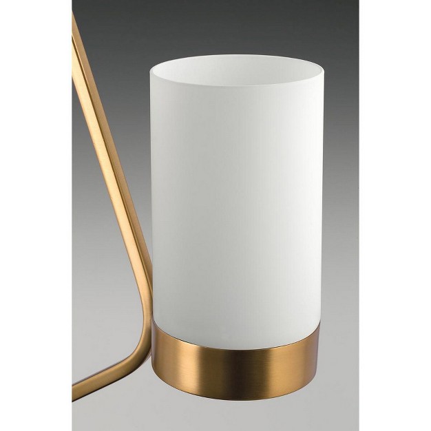 Progress Lighting Elevate 1 light Wall Sconce Brushed Bronze Etched White Glass Shade