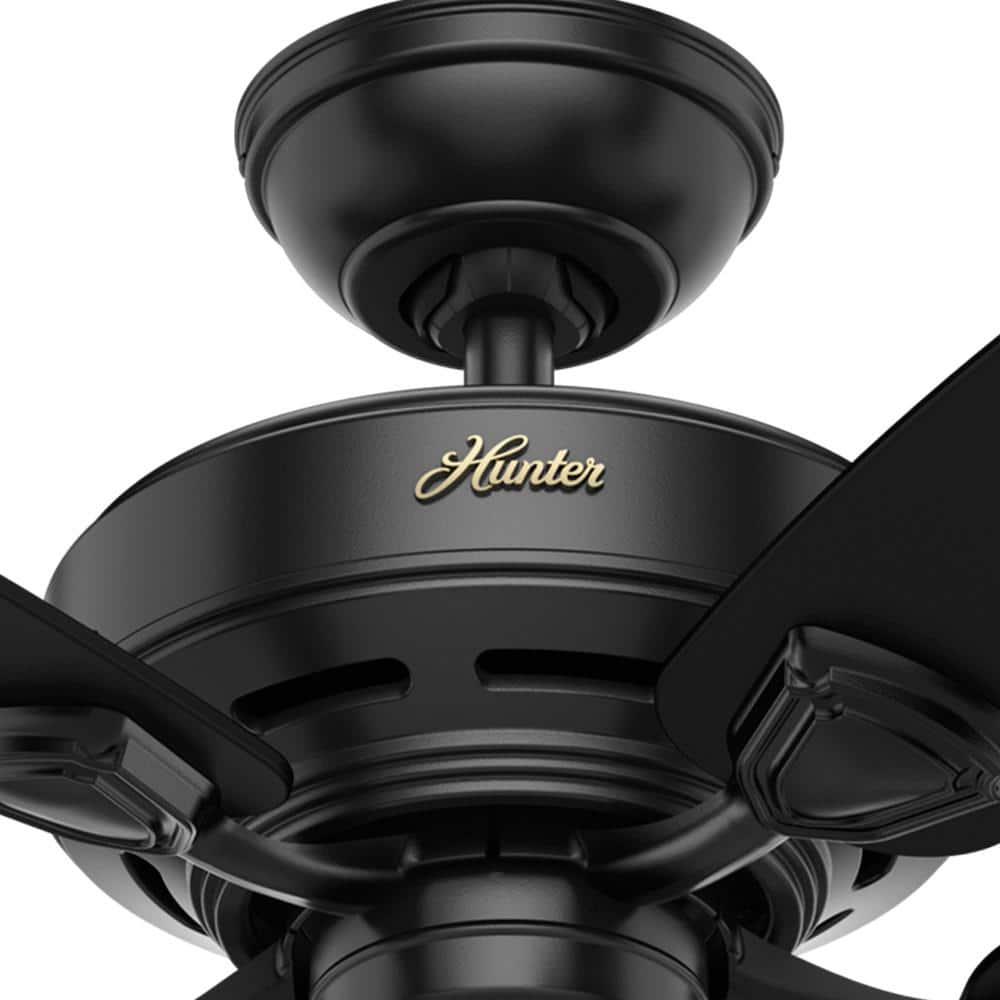 Hunter Sea Wind 48 in IndoorOutdoor Matte Black Ceiling Fan with Remote