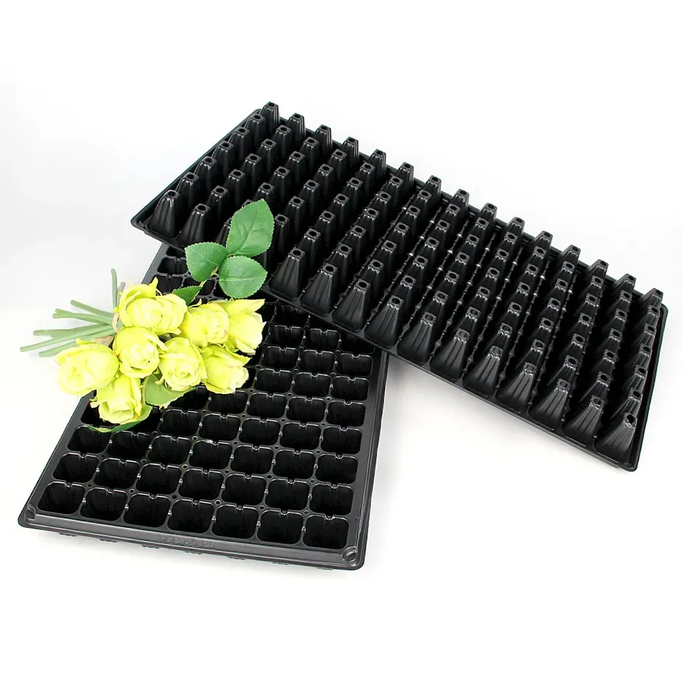 Swellder supply vacuum ABS plastic products reusable  white planting tray