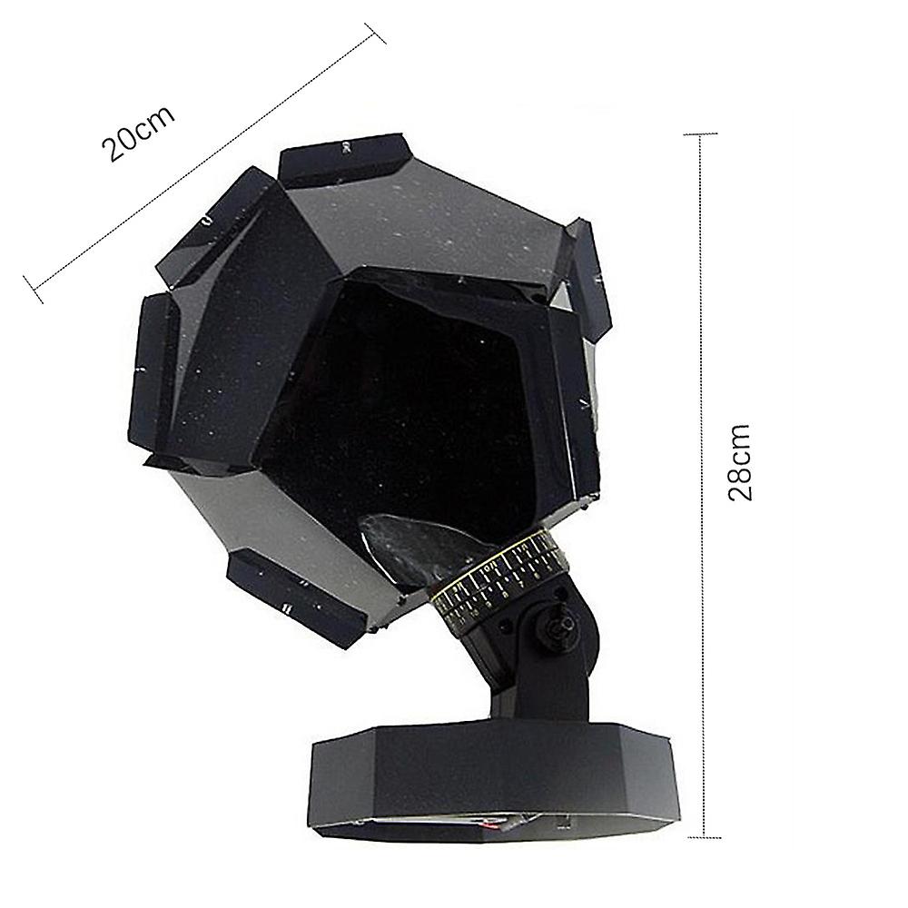 Black Starlight Projection Lamp Led Star Night Light Led Star Projector Lamp Sky Projection Cosmos Night Light Lamp Usb Charging Rechargeable Light Ho