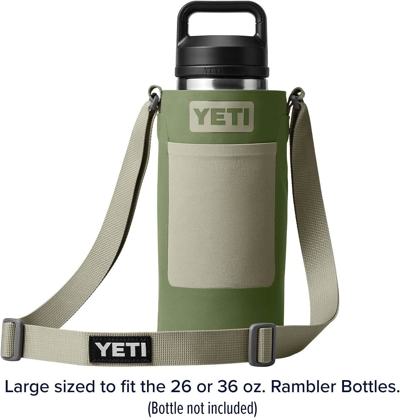 YETI Rambler Bottle Sling， Highlands Olive