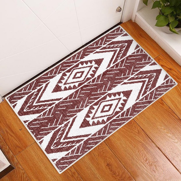 Sussexhome Memorial Collection Cotton Heavy Duty Low Pile Area Rug 2 x27 X 3 x27