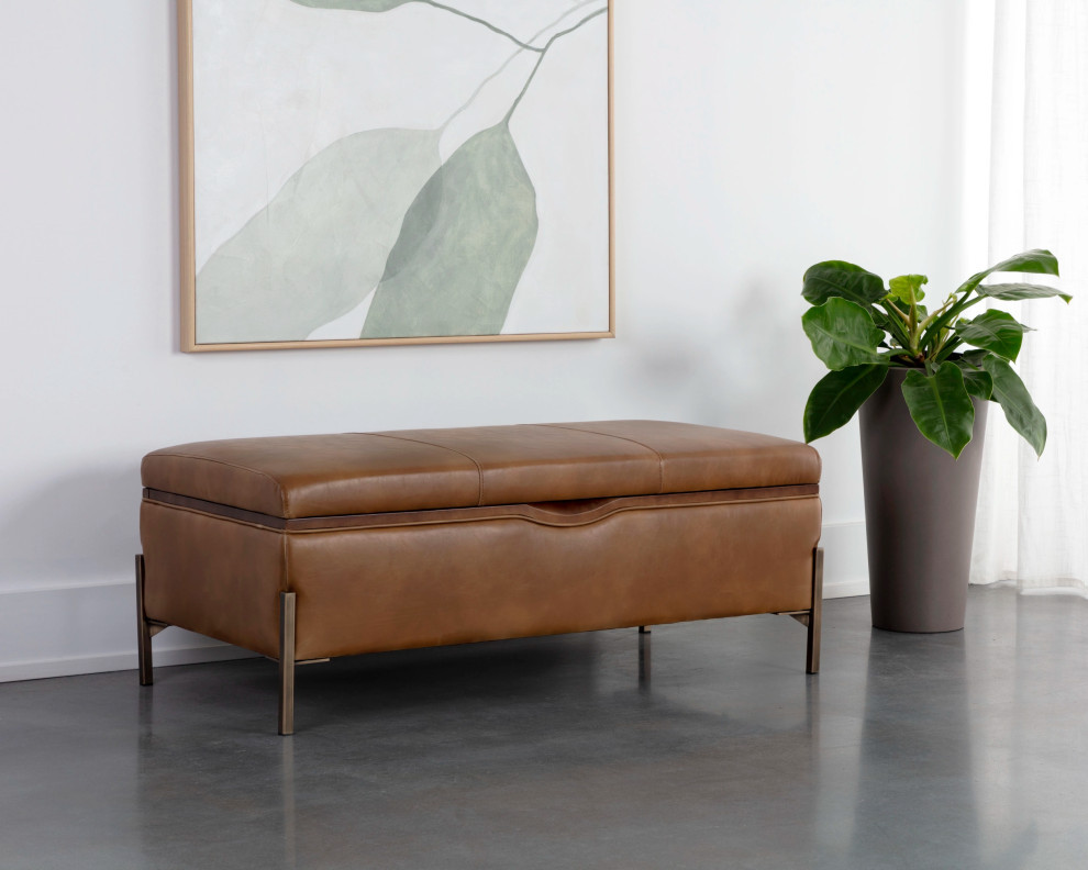 Kael Storage Bench   Contemporary   Accent And Storage Benches   by Sunpan Modern Home  Houzz