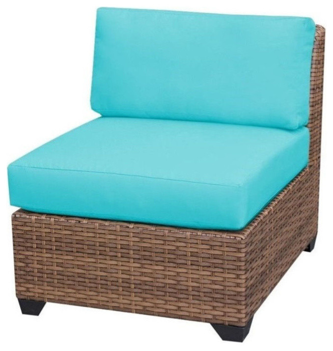 TKC Laguna Outdoor Wicker Chair in Aruba (Set of 2)   Tropical   Outdoor Lounge Chairs   by Homesquare  Houzz