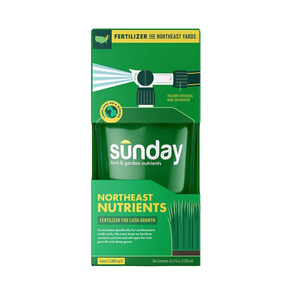 SUNDAY Northeast Nutrients Lawn Liquid Fertilizer 42.3 fl oz 3000 sq ft FB4147