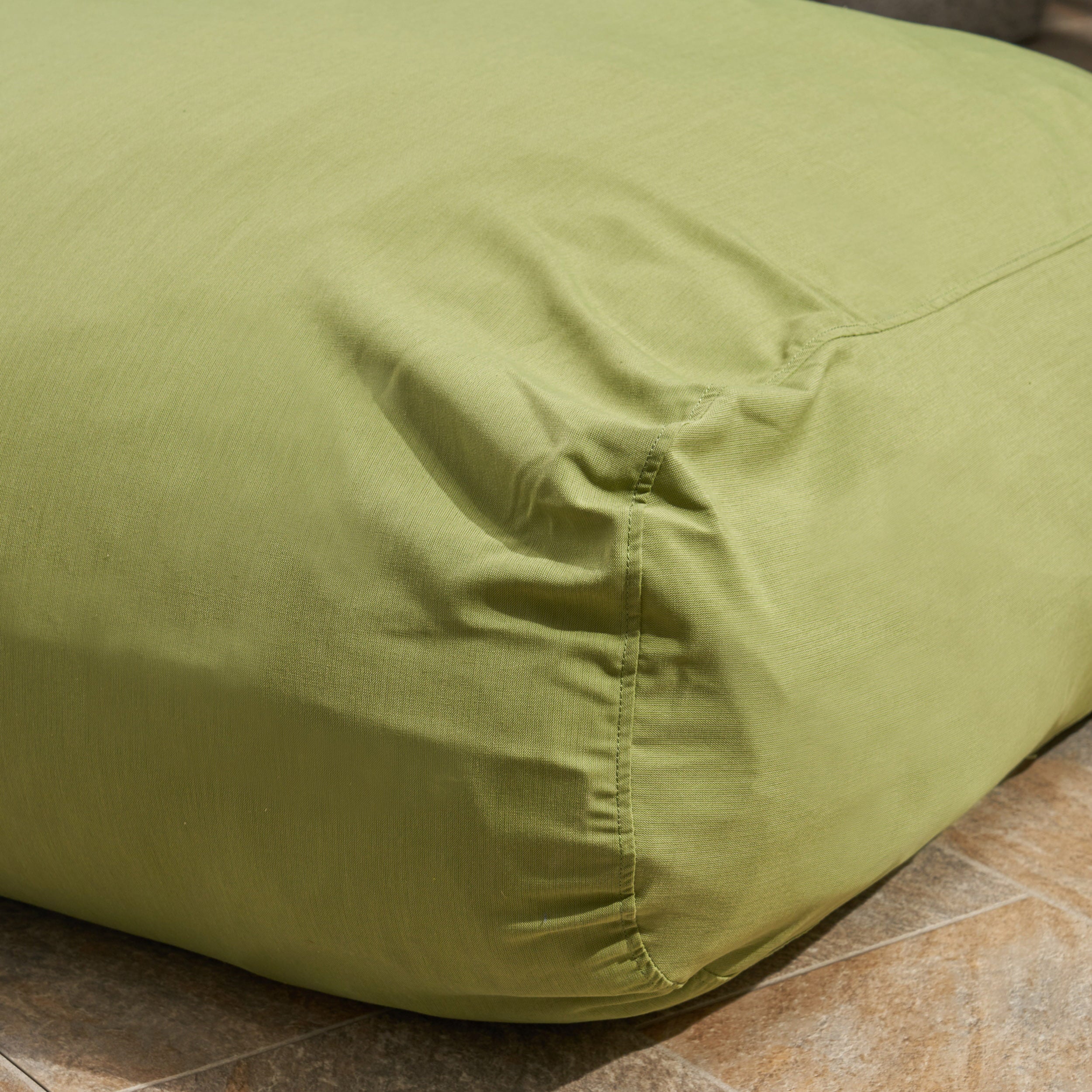 Noble House Bean Bag Chair Cover, Green