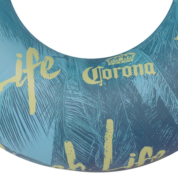 Inflatable Corona Beach Life Swimming Pool Tube Ring