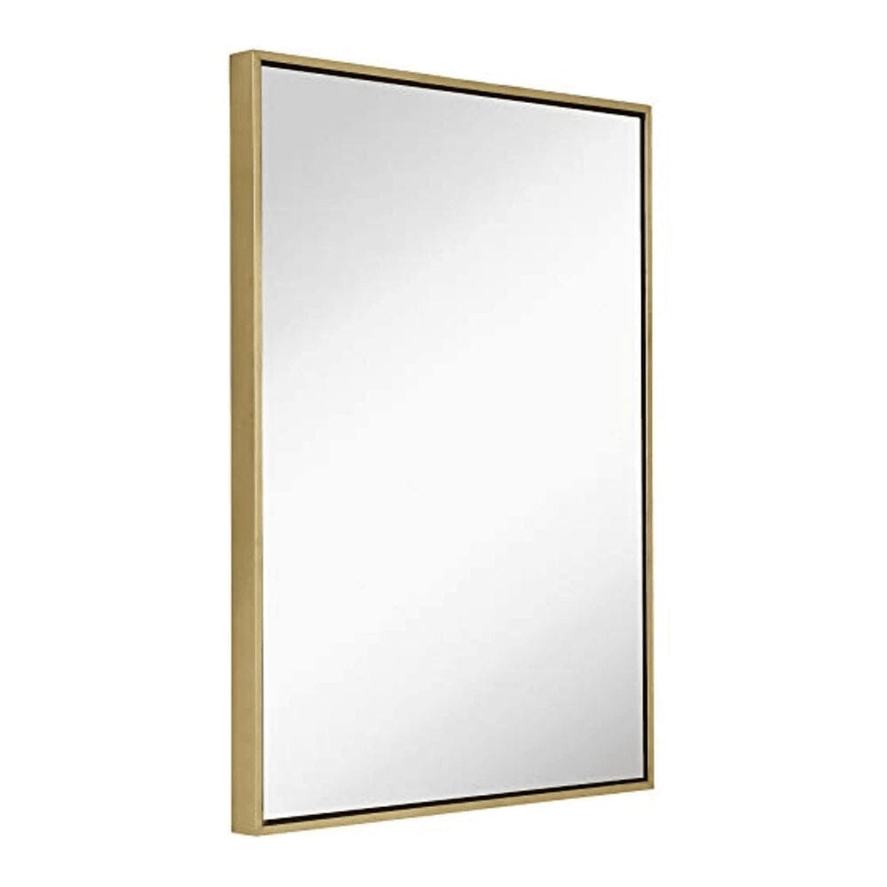 Clean Large Modern Gold Leaf Frame Wall Mirror 30