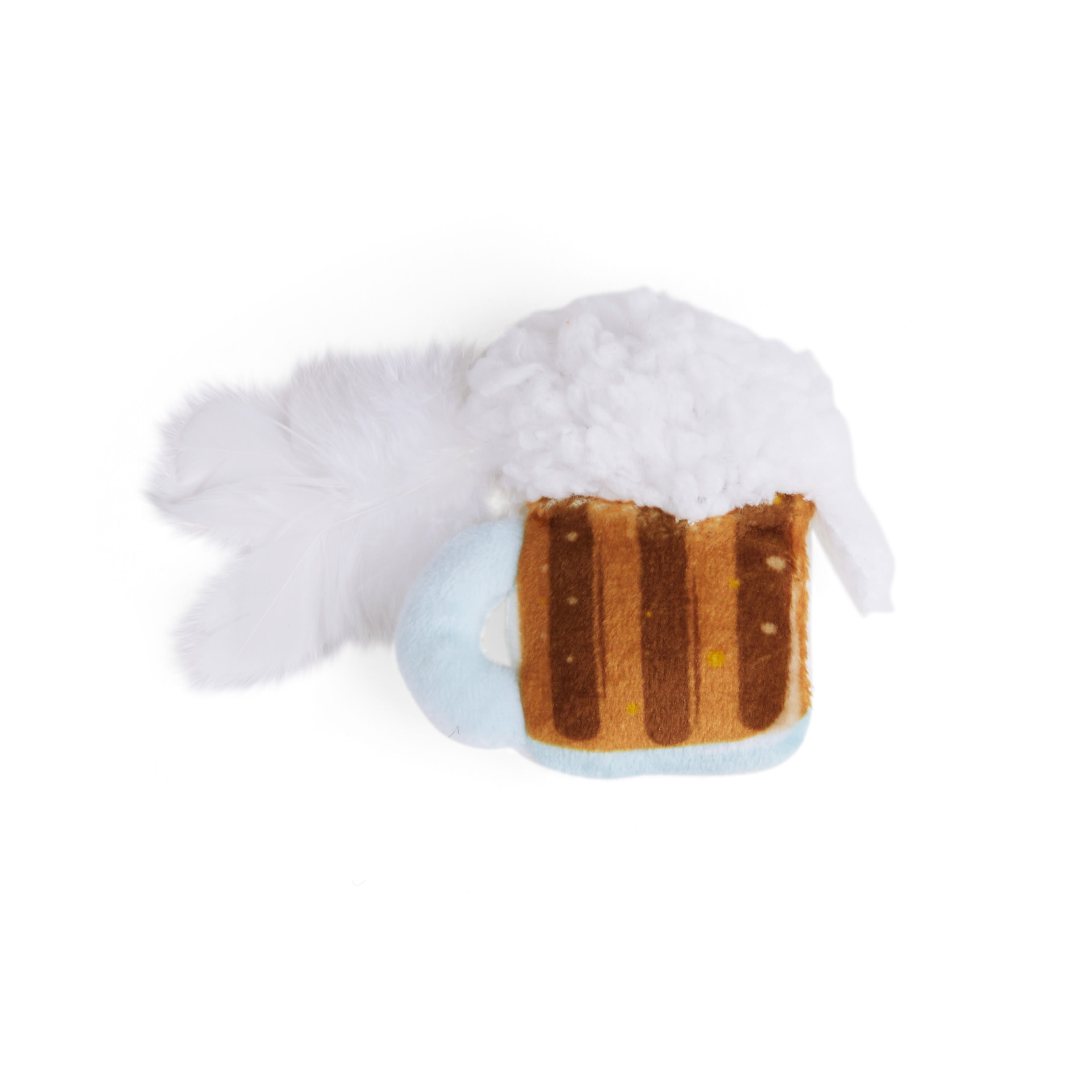 Leaps  Bounds Refillable Plush Root Beer Cat Toy