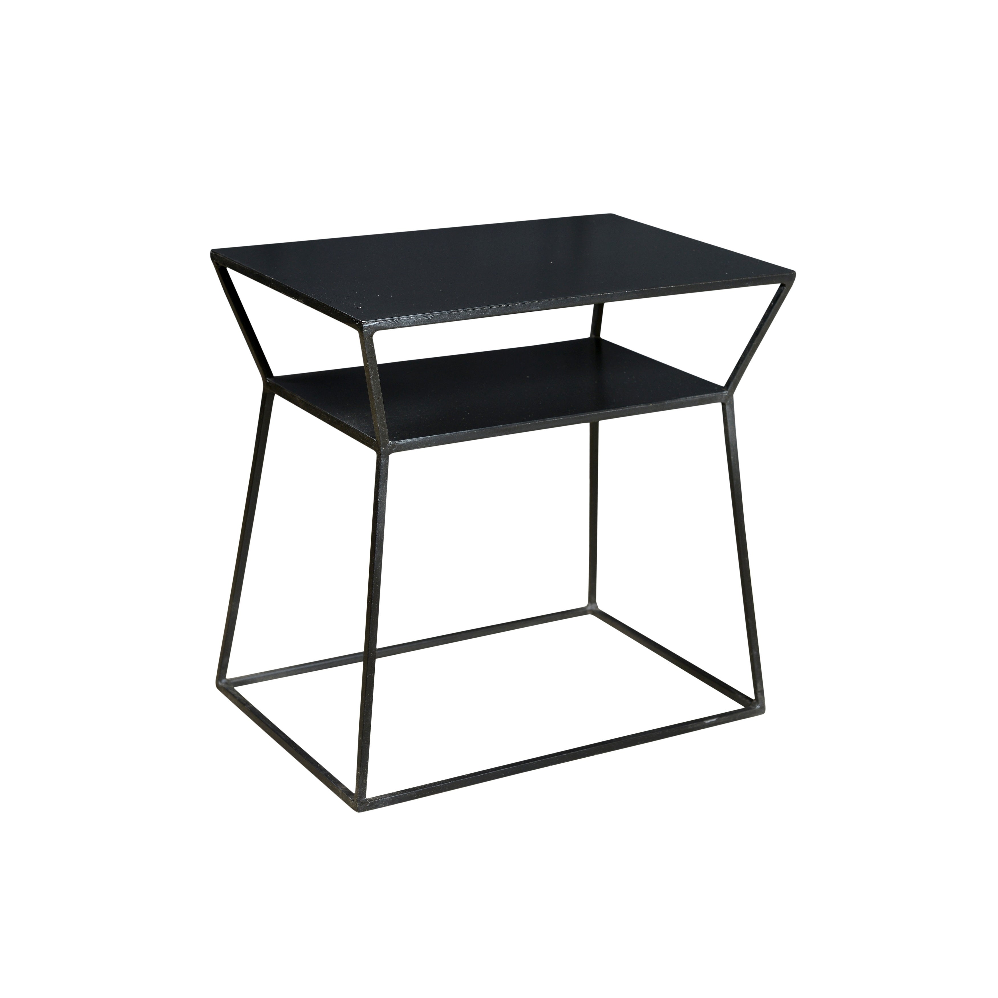 Aurelle Home Modern Iron Side Table