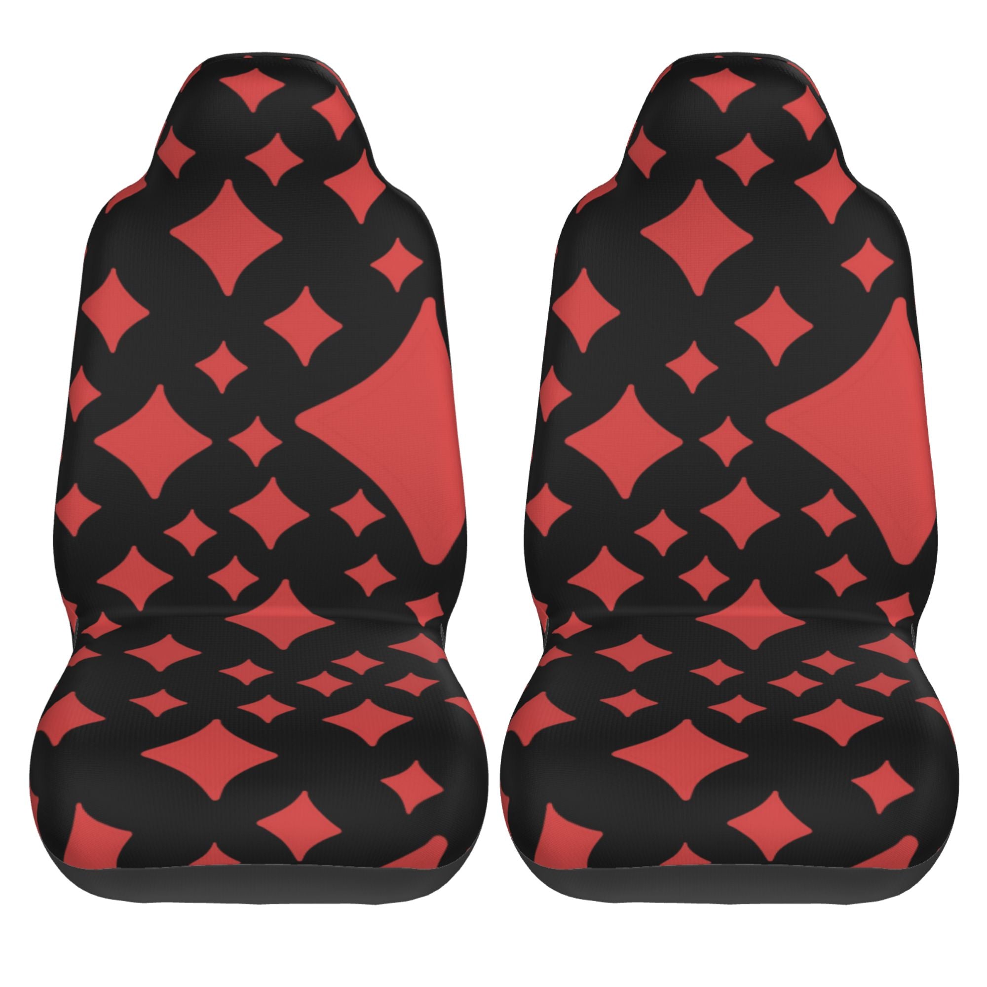 ZICANCN Car Seat Cover Poker Pink Diamonds Car Front Seat Covers Protectors ， Automotive Seat Covers for Cars Trucks Suv