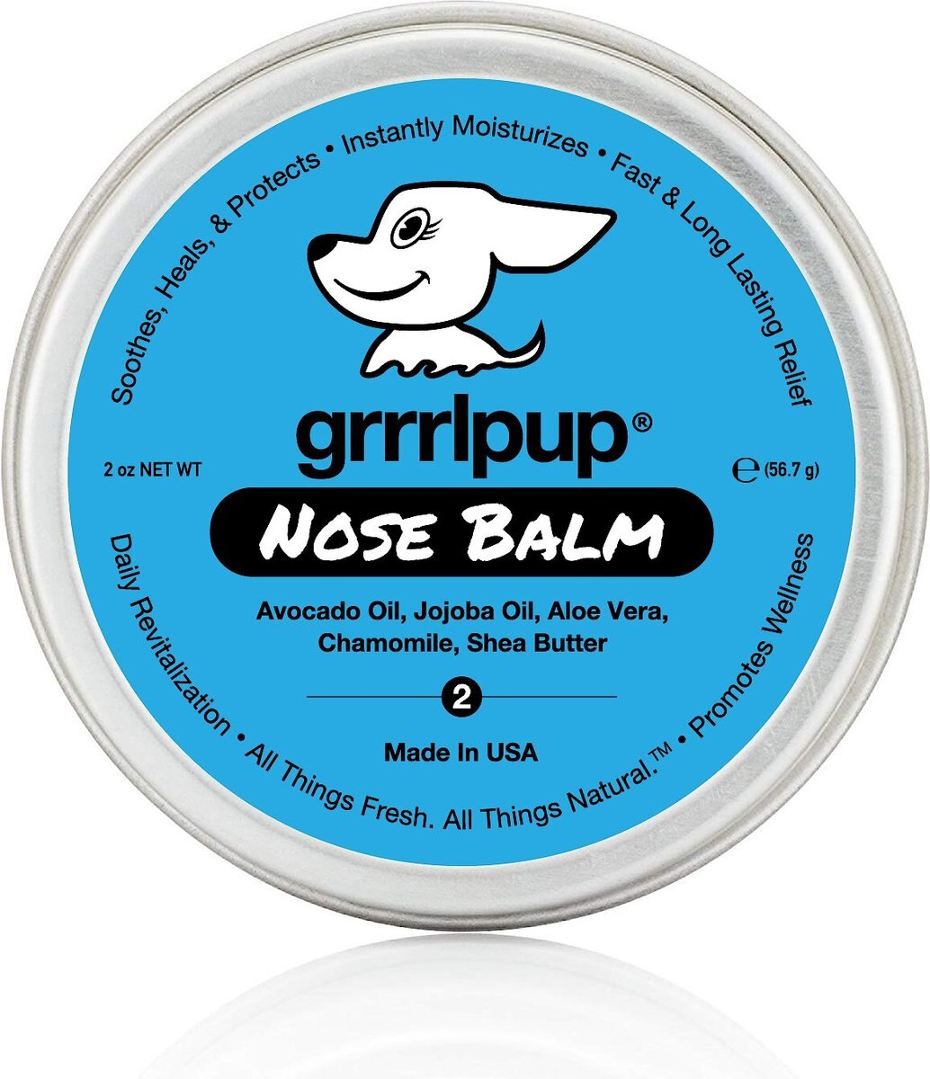 Grrrlpup Paw， Nose， Itch and Calm Dog Balm Set， 4 count， 2-oz bottle