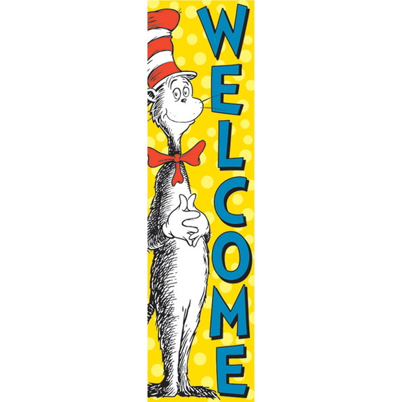 Eureka EU 849664 Vertical Banner Cat In The Hat  W...