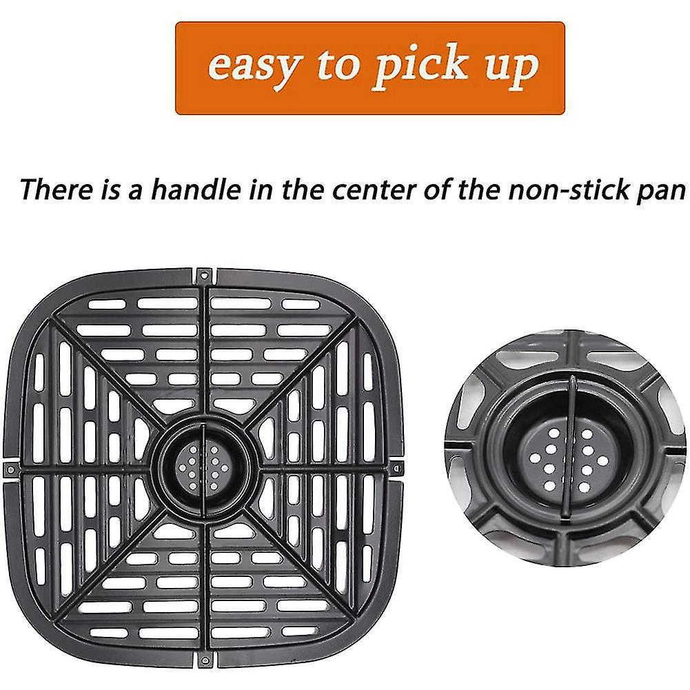 Square Air Fryer Replacement Grill Pan Fit For Power Dash ， ， Air Fryers，air Fryer Grill Plate