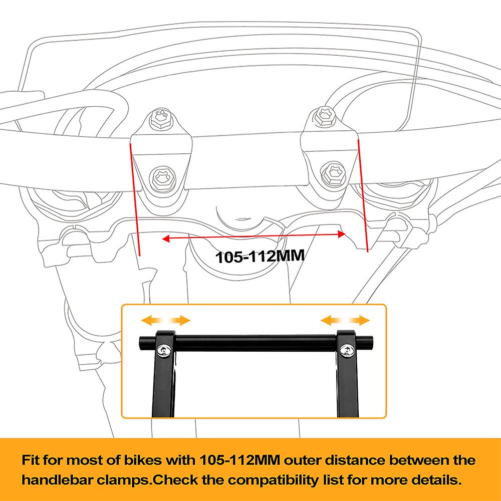 Tib 28mm 22mm 7/8andquot;handlebar Roadbook Mounting Arms Kit Bracket For Ktm Husqvarna Gasgas Beta Husaberg Sherco Honda Yamaha Kawasaki