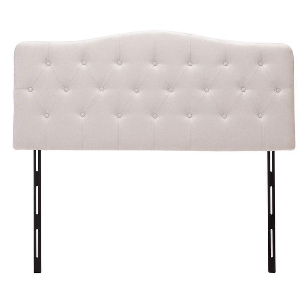 Tufted Upholstered Headboard Queen Adjustable Height Headboard Panel for Queen Size Bed - - 29042829