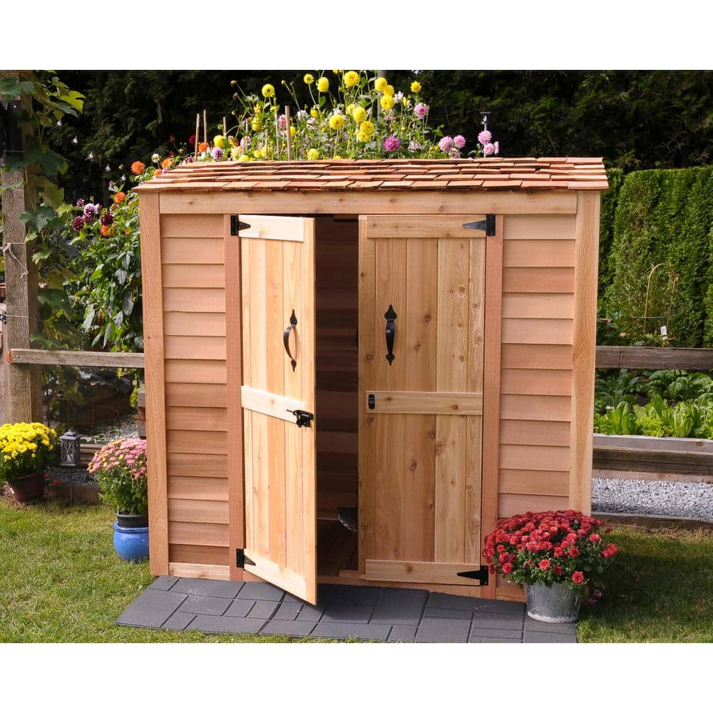 Outdoor Living Today 3 ft. x 6 ft. Cedar Grand Garden Chalet GGC63SR