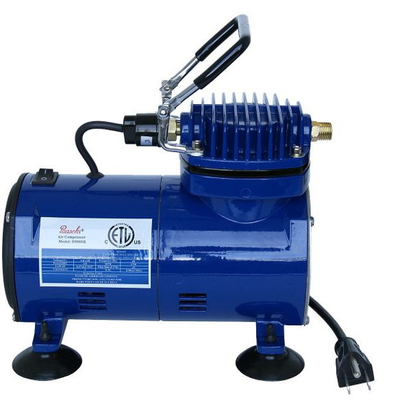 Paasche D500 1/5 H.P. Oilless Piston Compressor w/...