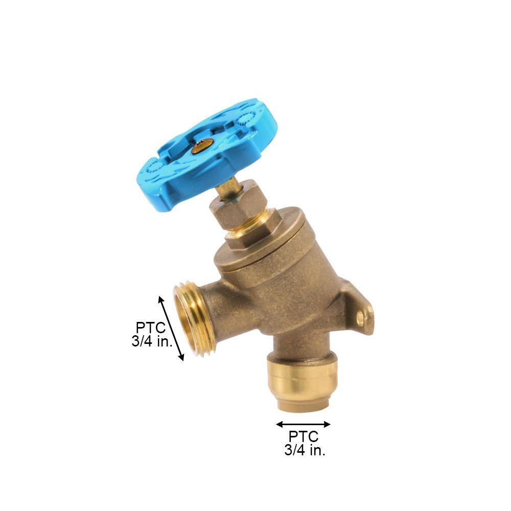 SharkBite 12 in. Push-to-Connect x 34 in. MHT Brass Garden Valve with Drop Ear 24622LF