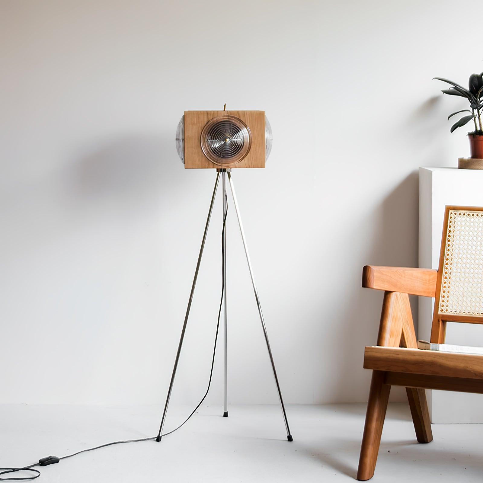 Retro Camera Focus Floor Lamp