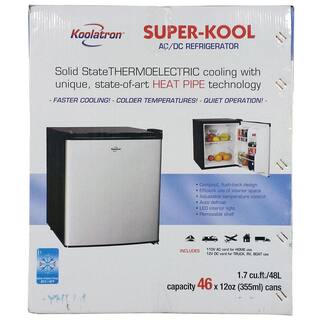 Koolatron 48 l Super-Cool ACDC Thermoelectric CoolerRefrigerator with Heat Pipe Technology 40B