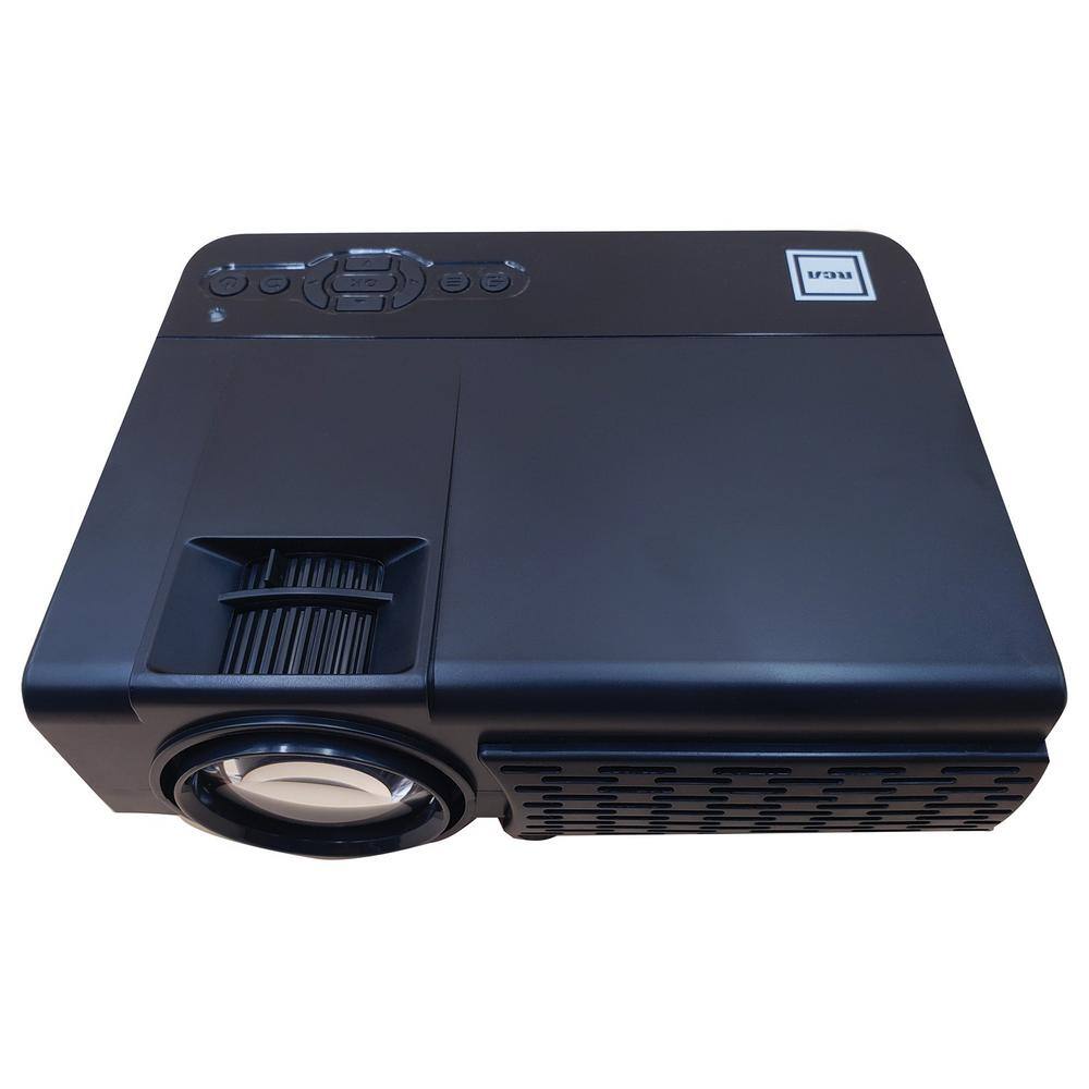 RCA 800 x 480 LCD Home Theater Projector with Bluetooth and 33 Lumens RPJ107-BLACK