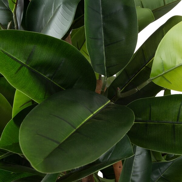 Pure Garden 70Inch Artificial Rubber Plant