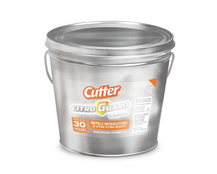 Cutter Citroguard Bucket Candle， 17 oz - HG-66384