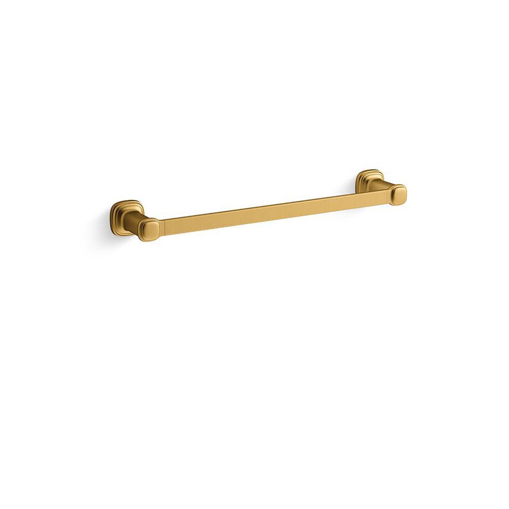 KOHLER Numista 18 in. Towel Bar in Vibrant Brushed Moderne Brass R30661-2MB