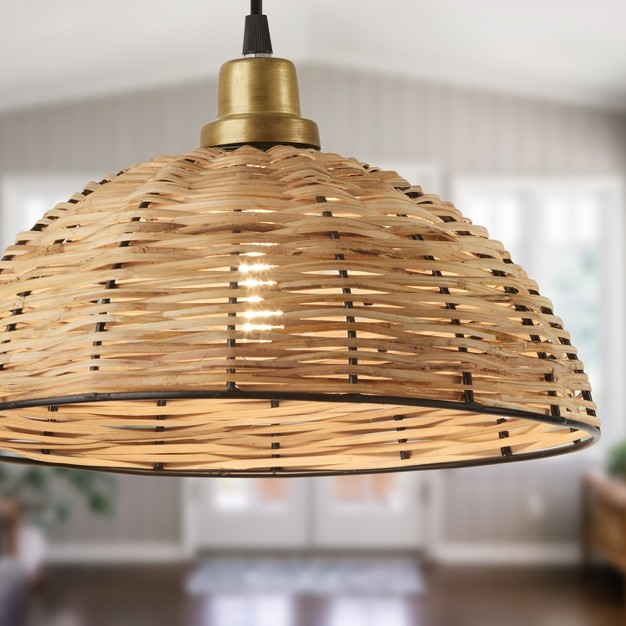 Georgina Natural Tan Rattan Pendant Ceiling Light River Of Goods