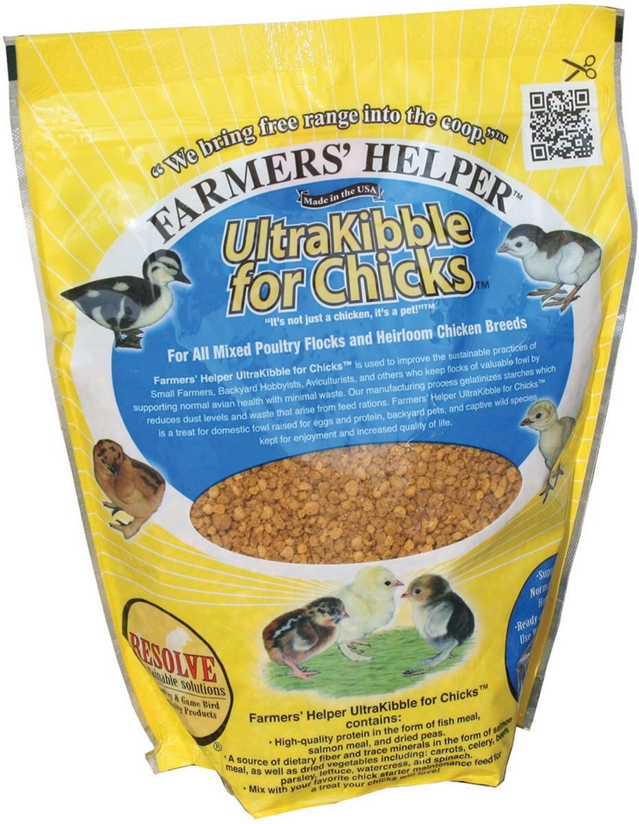 Farmers' Helper UltraKibble Chick Treats， 2.25-lb bag