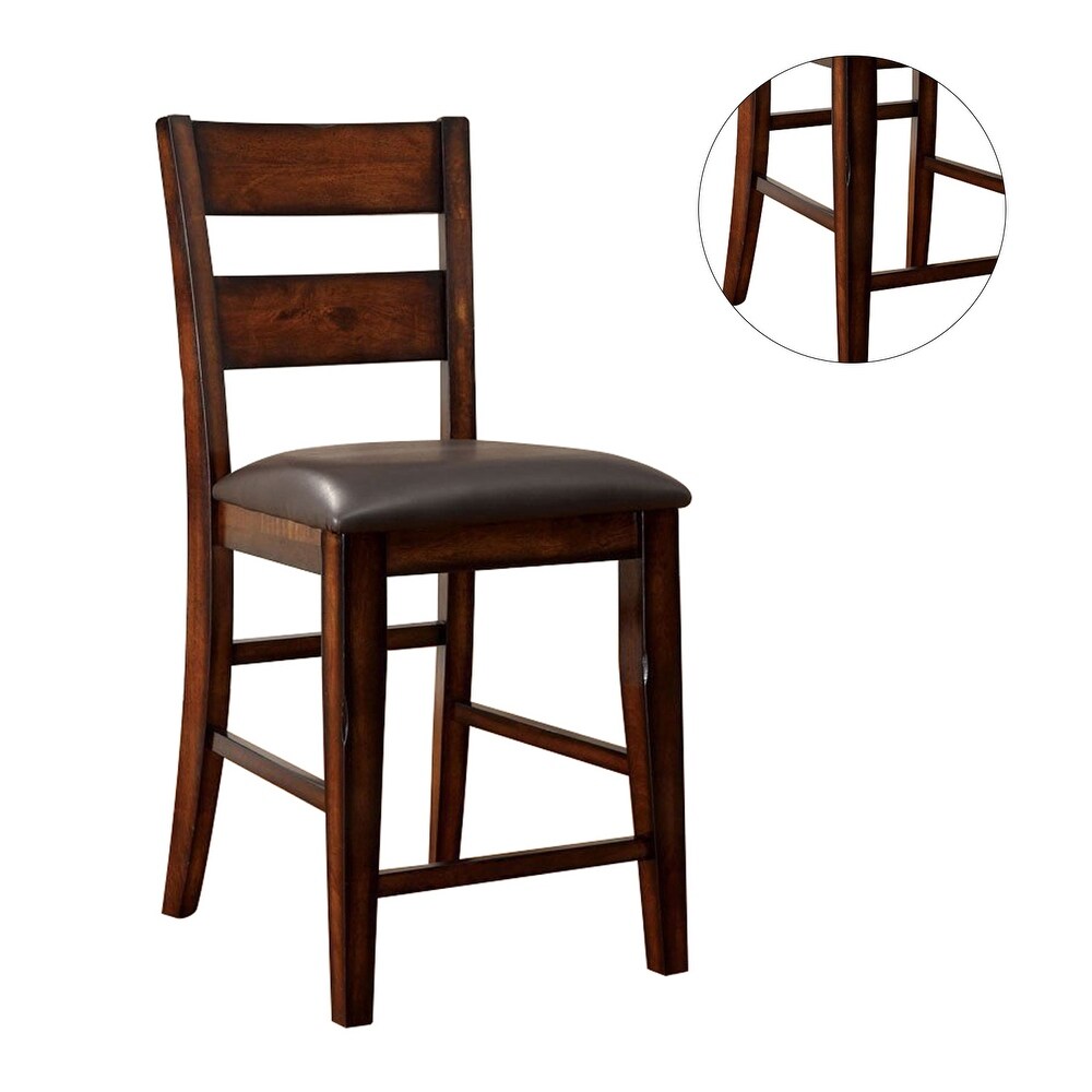 Set of 2 Dining Chair in Dark Cherry