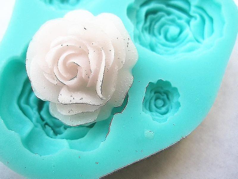 Roses Flower Silicone Cookie Fondant Cake Mold Cupcake Biscuit Chocolate Mould Diy Cakes Decoration