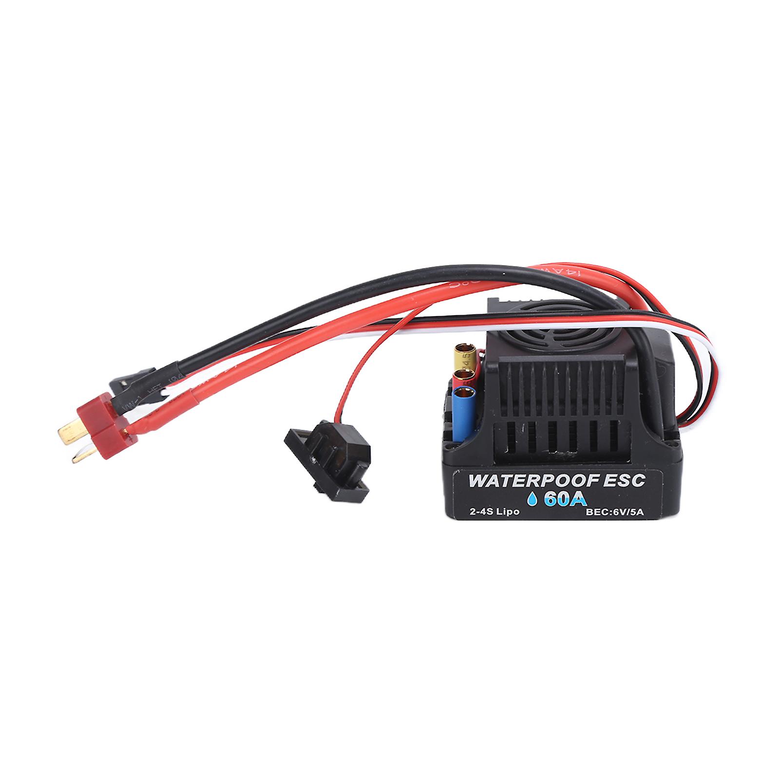 Electronic Speed Controller Waterproof Brushless Esc Electric Governor Long Line For 1/10 Remote Control Car