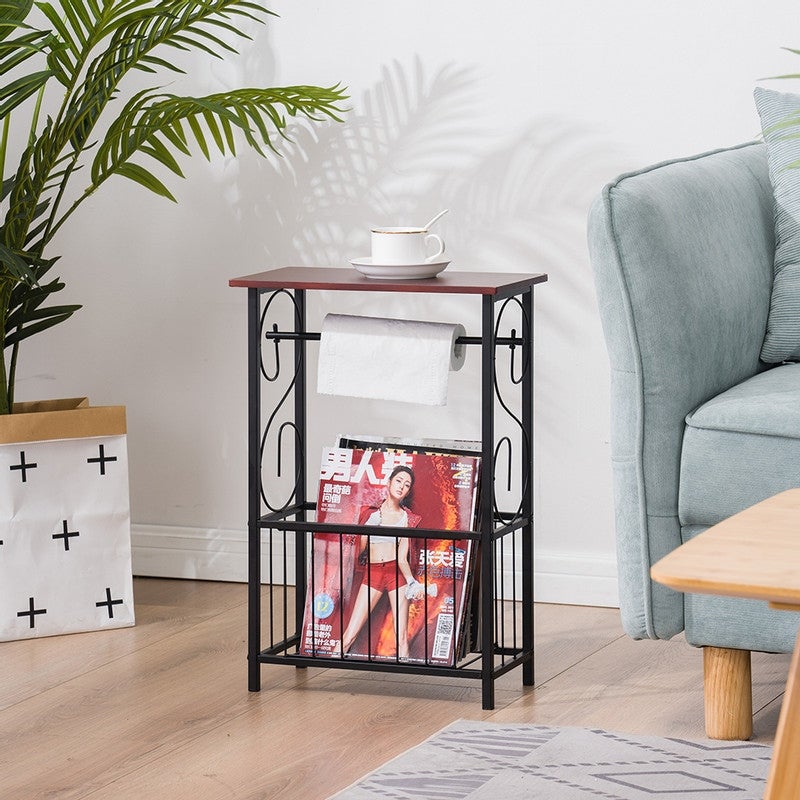 Multifunctional Indoor End Side Table for Bathroom Living Room