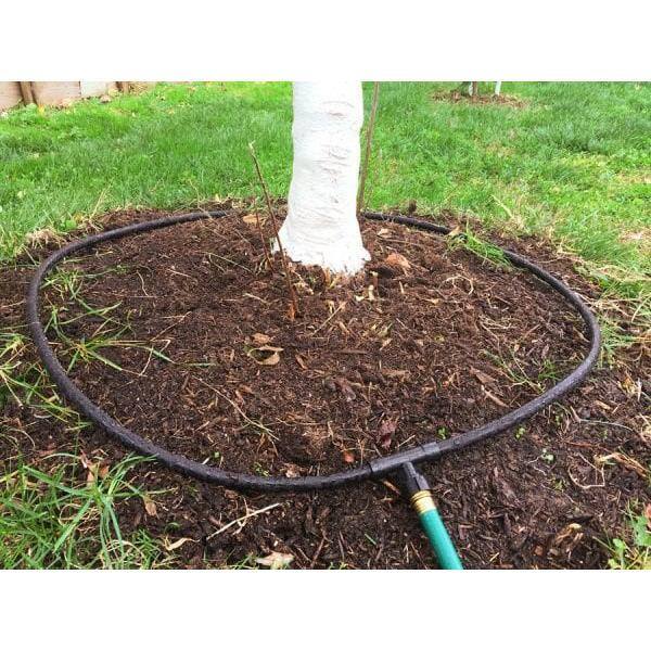 Flexon 38 in. Dia x 100 ft. 20-Piece Garden Soaker Hose Kit WS100KITCN