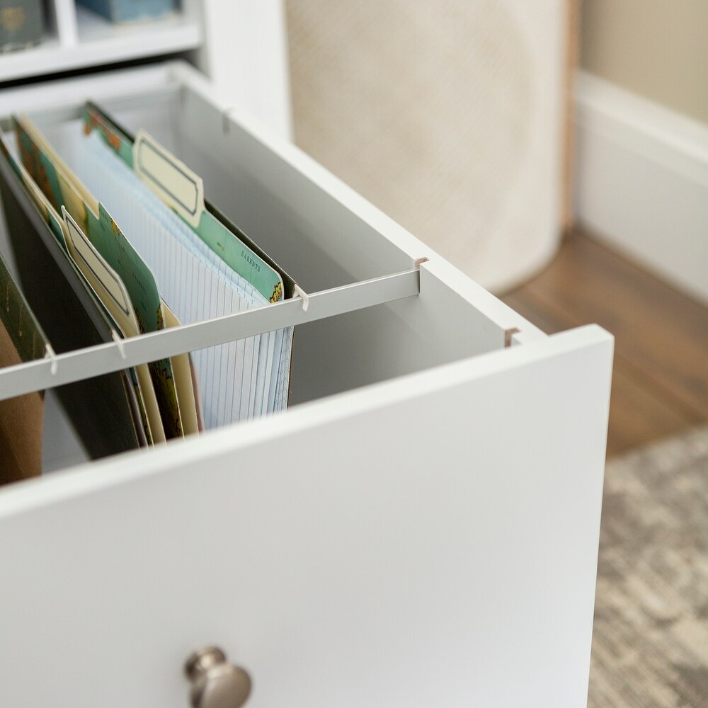 Middlebrook 48 inch Computer Storage Desk   White