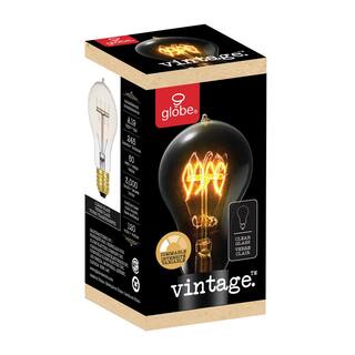 Globe Electric 60 Watt A19 Dimmable Cage Filament Vintage Edison Incandescent Light Bulb Warm Candle Light (12-Pack) 34841