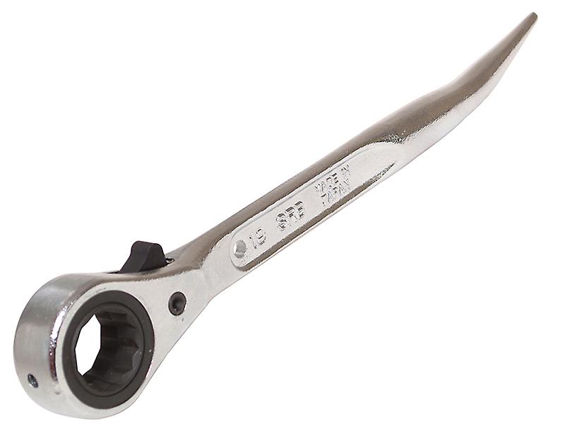 Priory 604 Reversible Ratchet Scaffold Spanner 19 x 21mm Steel PRI604