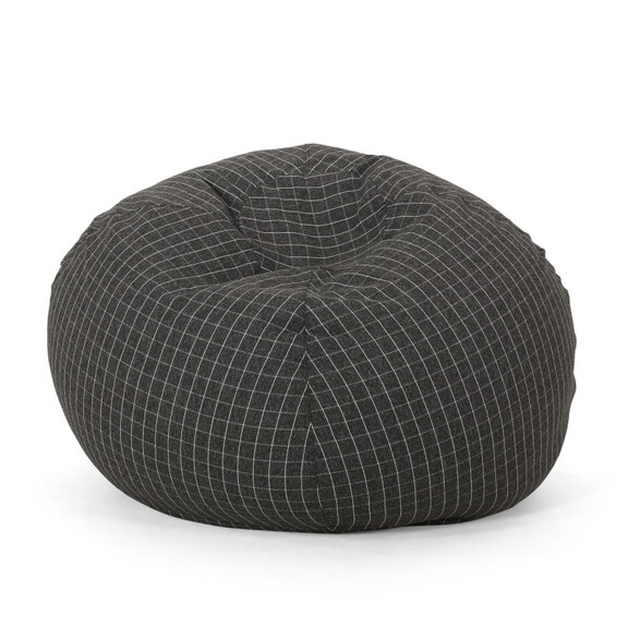 Hobson Modern 5 Foot Checkered Bean Bag  Green