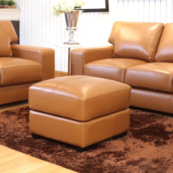 Bordeaux Leather Match Sofa，Loveseat，Armchair and Ottoman