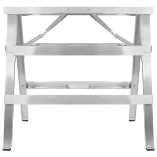 GYPTOOL 48 in. W x 34 in. H Aluminum Adjustable Sawhorse Bench Stepladder ACC-K-BN-LEGS.