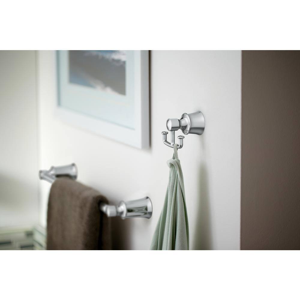 MOEN Dartmoor Double Robe Hook in Chrome YB2103CH