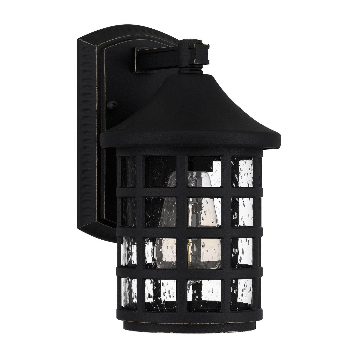 Ashley Harbour Callen 1-Light Earth Black Outdoor Wall Lantern