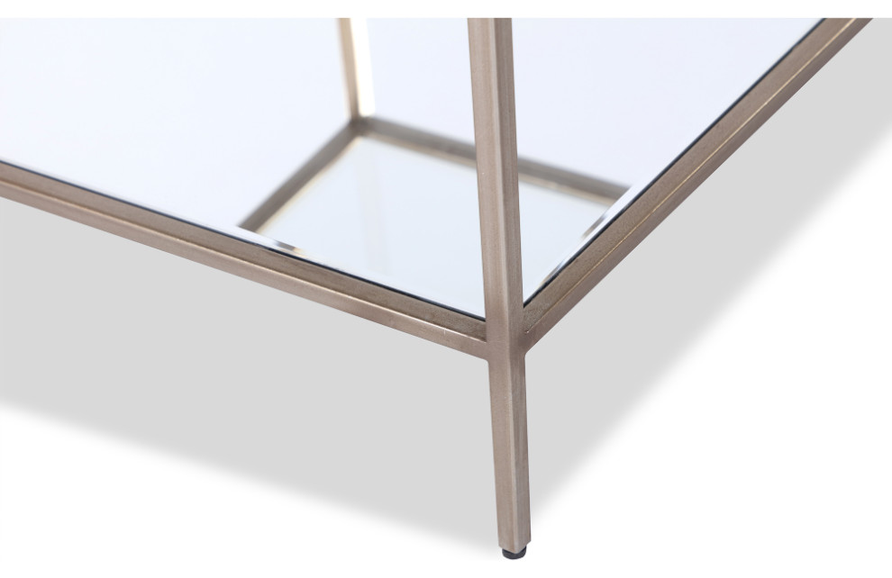 Antique Silver Side Table  Liang  ampEimil Oliver   Contemporary   Side Tables And End Tables   by Oroa   Distinctive Furniture  Houzz