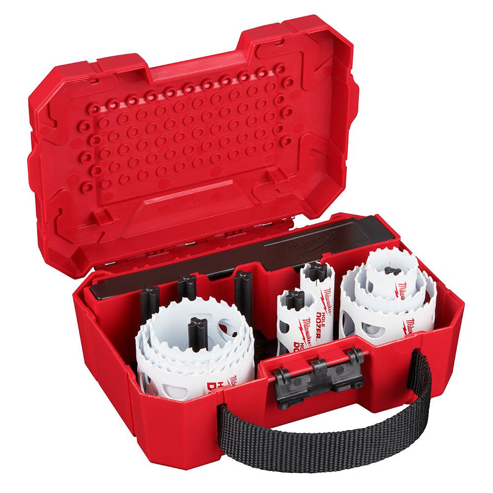 Milwaukee HOLE DOZER閳? Automotive Hole Saw Kit, 11pc