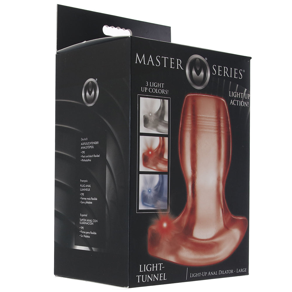 Master Series Light Tunnel Dilator Plug in Large