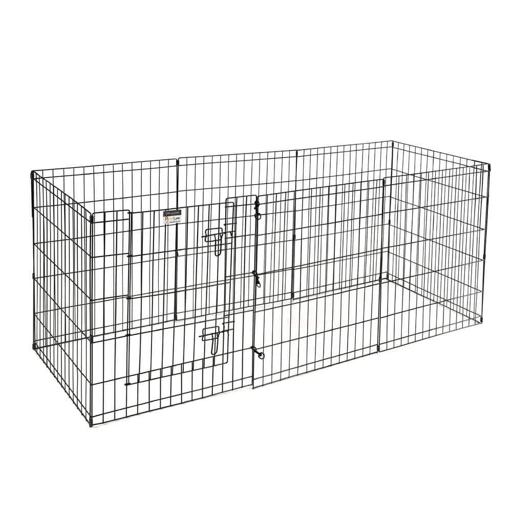 Pet Trex High 8-Panel Heavy Gauge Wire Convertible Indoor/Outdoor Pet Playpen HWD630517