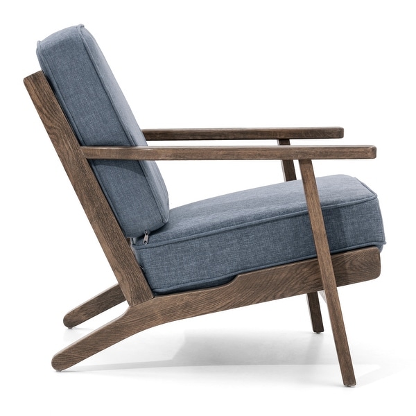 VredHom Mid-century Oak Accent Chair